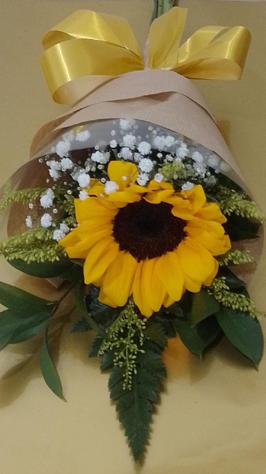 Girassol Decorado Love Kraft